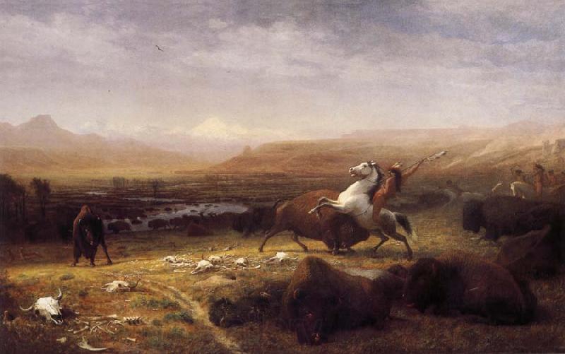 Albert Bierstadt Last of the Buffalo Norge oil painting art